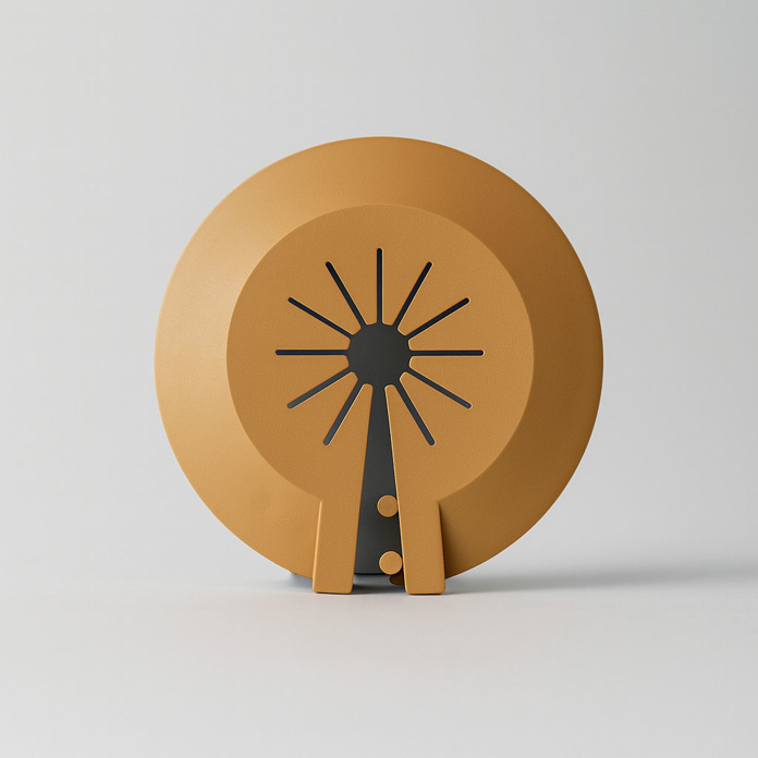 Slika Cevna rozetna jednodelna braon